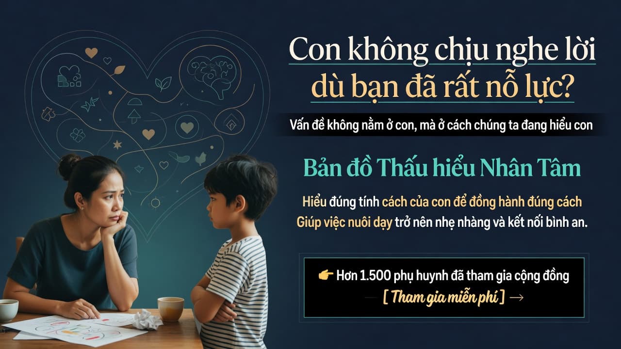 Bản đồ Thấu hiểu Nhân Tâm — Hiểu đúng tính cách của con