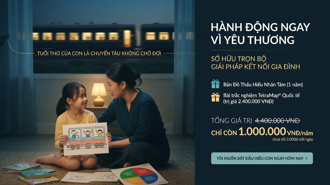 Hành động ngay vì yêu thương — chỉ còn 1.000.000 VNĐ/năm